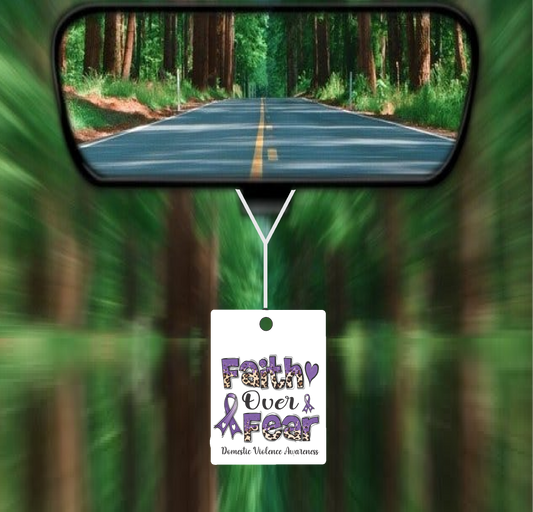 Faith Over Fear - (2) pack Air Freshies