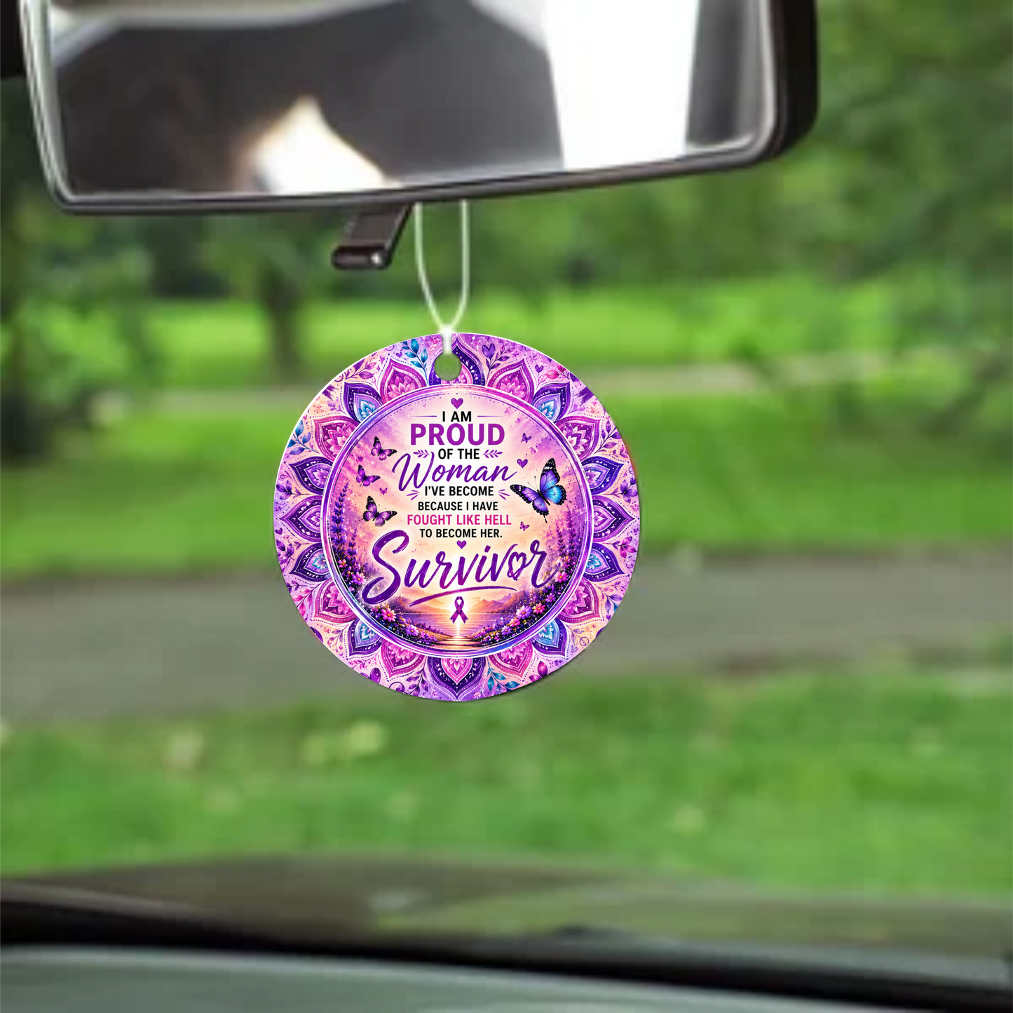 I Am Proud Of The Woman I've Become, Survivor - (2) pack Air Freshies