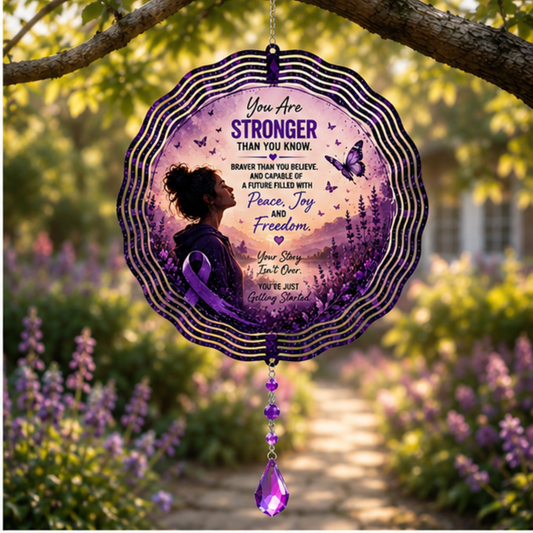 You Are Stronger Than You Know -  Wind Spinner