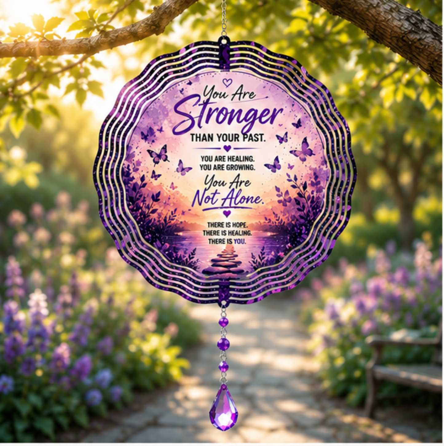 You Are Stronger Than Your Past -  Wind Spinner